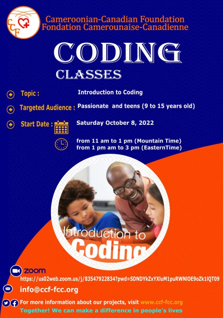 Free Coding Classes for passionate children 2022-2023 - Cameroonian ...